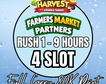 4x Slot - Farmers Market Partners - Monopoly_Go Partners Events (Full Carry Service 80k Point)