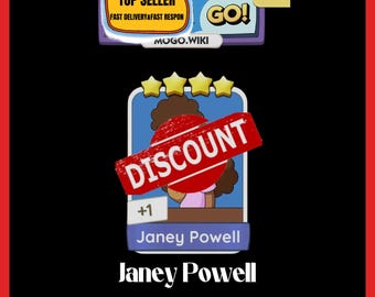 Janey Powell - Monopoly_GO 4-stjärniga klistermärken - Nytt album juni (snabbt skickat)