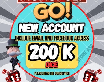 Monopoly_Go New Account 200K Dice - ( Fast Response )