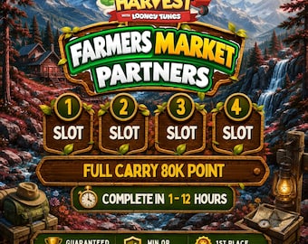 Monopoly_Go Partners Events - Farmers Market Partners (RUSH - Full Carry Service)