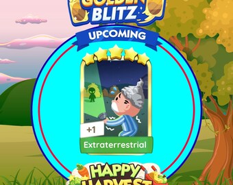 Extraterrestial - Monopoly_GO 5 Star Stickers Golden Blitz Event - ( Fast Sent )