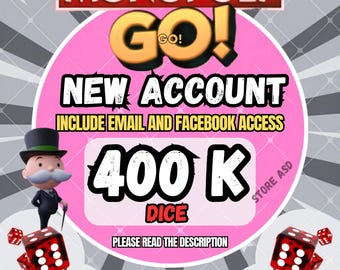Monopoly_Go New Account 400K Dice - ( Fast Response )