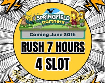 4x Slot - Springfiled Partners - Monopoly_Go Partners (Voller Trageservice 80.000 Punkte)