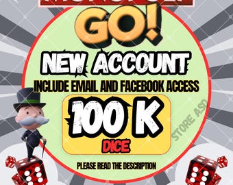 Monopoly_Go New Account 100K Dice - ( Fast Response )