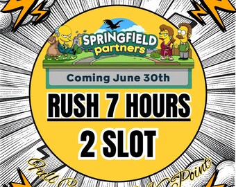 2x Slot - Springfiled Partners - Monopoly_Go Partners (Voller Trageservice 80.000 Punkte)