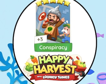 Conspiracy - Monopoly_GO 5 Star Stickers - New Album Happy Harvest ( Fast Sent )