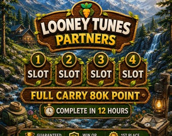 Monopoly_Go Partners Events - Looney Tunes Partners (Full Carry Service) Event on August 7th