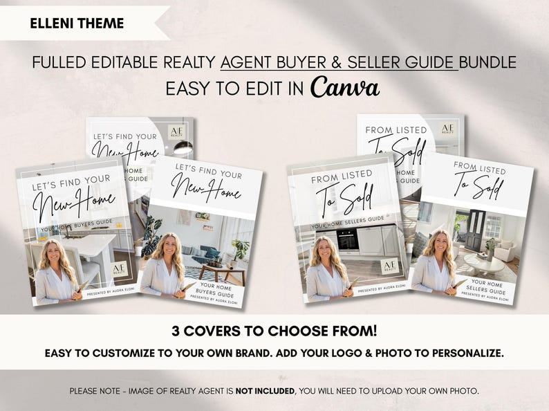 Real Estate Seller Guide & Home Buyer Guide Presentation Bundle, Real ...