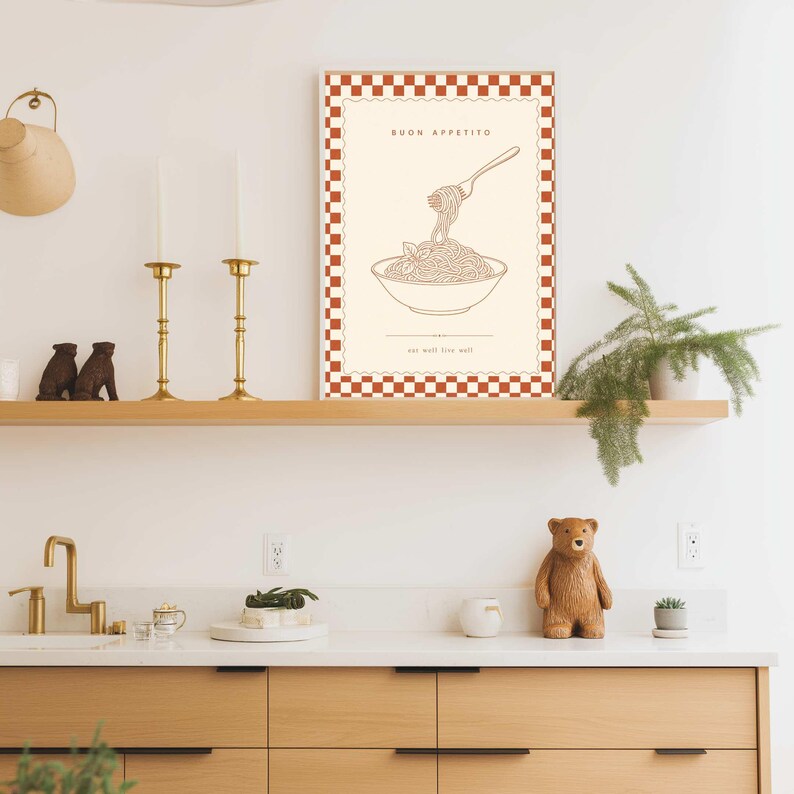 Kitchen Wall Art, Coffee Wall Art, Croissant Print, Cappuccino Art ...