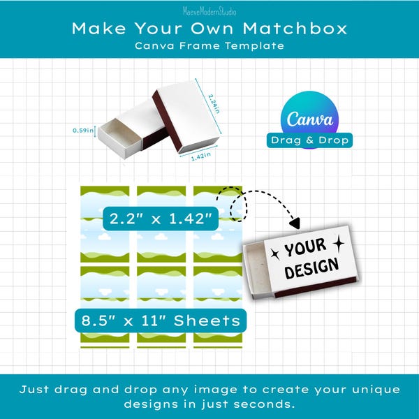 Template for Custom Boxes - Etsy
