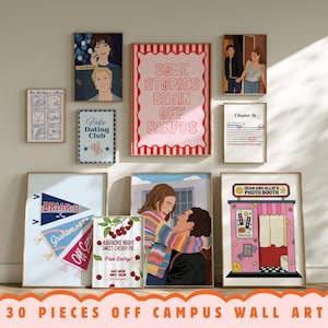 ICE HOCKEY ROMANCE INSPIRED POSTER BUNDLE reading space with hockey romance-inspired poster collection. Designed for fans of college romance, ice hockey stories,and BookTok favorites, this bundle brings the perfect bookish aesthetic  and gallery walls.Whether you're decorating your own space or searching for a thoughtful gift for a romance reader, this poste.Ice Hockey Romance Poster Bundle, Hockey Romance Bookish Wall Art,Briar U Decor,Garrett Graham & Hannah Wells Print Set,BookTok Reader Gift