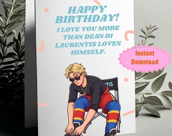 Off Campus Inspired Birthday Card PDF, Hockey Romance Birthday Gift, BookTok College Romance Birthday Card, Digital Download, Reader Card