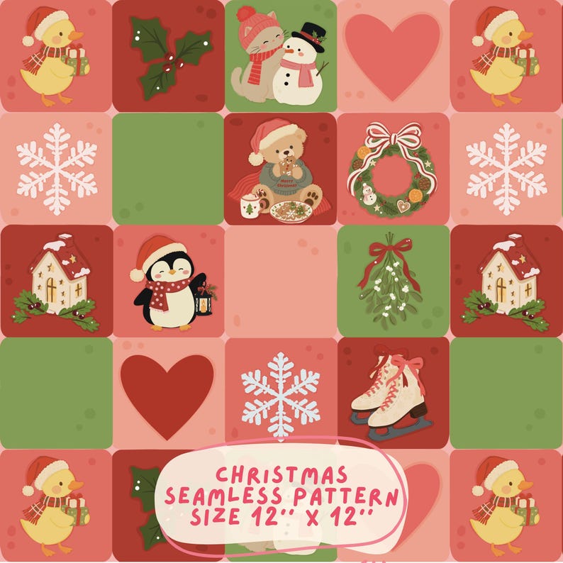 Christmas patchwork Seamless Pattern, Pink Bow Coquette Digital Paper,Cute Holiday Fabric Print,Wrapping Paper and Sublimation Background christmas seamless,christmas pattern,pink bow digital,pink christmas,pink digital paper,cute christmas,holiday digital paper,christmas fabric,christmas wrapping,christmas sublimation,cute holiday pattern,christmas background,pink holiday decor Santa Letter Pattern, Trendy Aesthetics Christmas, Christmas Magical Seamless Pattern,Cute Seamless Papers BESTSELLER