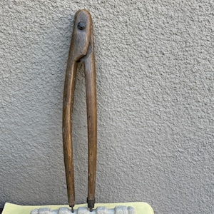 On Sale - 50% off - Antique Large Primitive Wood Caliper