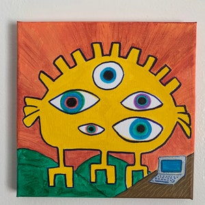 Reboot - Original Painting - Becca Cook Art