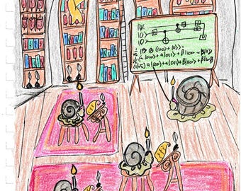 El crayón matutino original - Escritores de caracoles