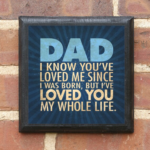 Father's Day Gift Present Dad I know you've Etsy