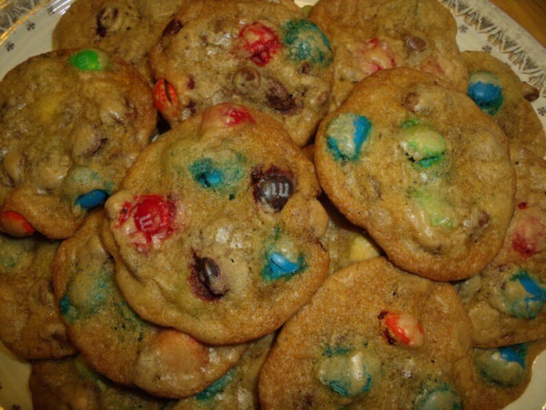 Chocolate Chip M&M Cookie Recipe PDF file Austin's Etsy