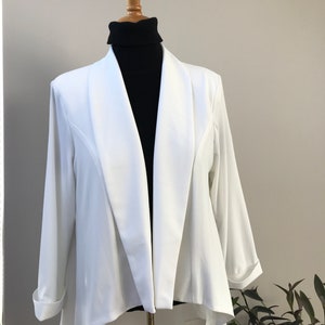 Vintage Ladies White Top large XL