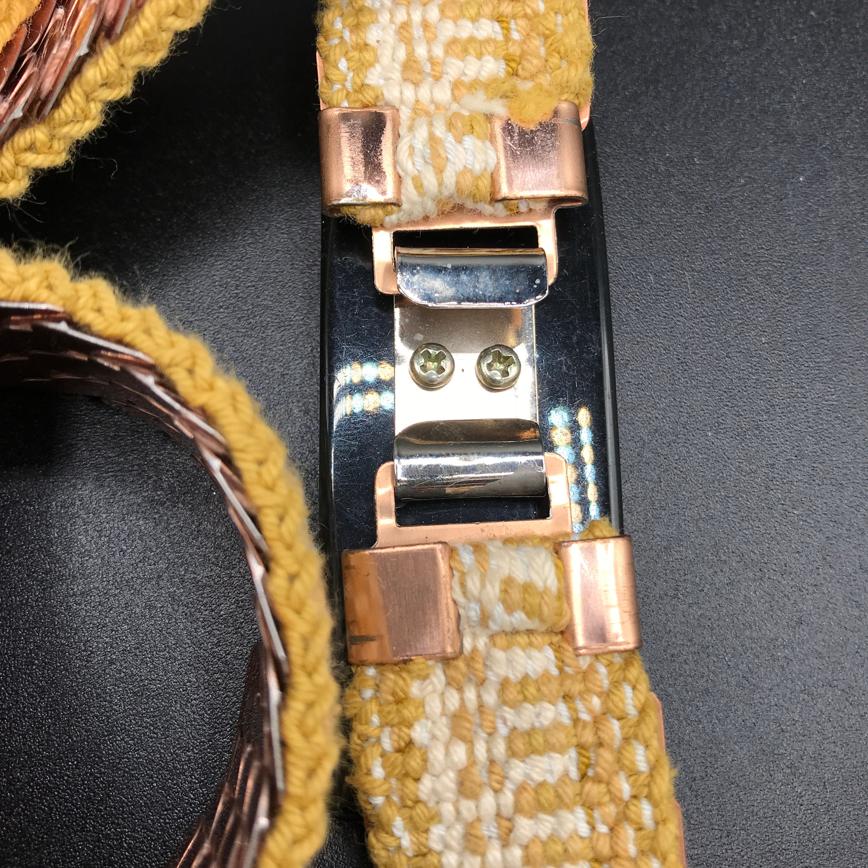 1970s DISCO Rose Gold Elastic Party Belt - This Belt is 
