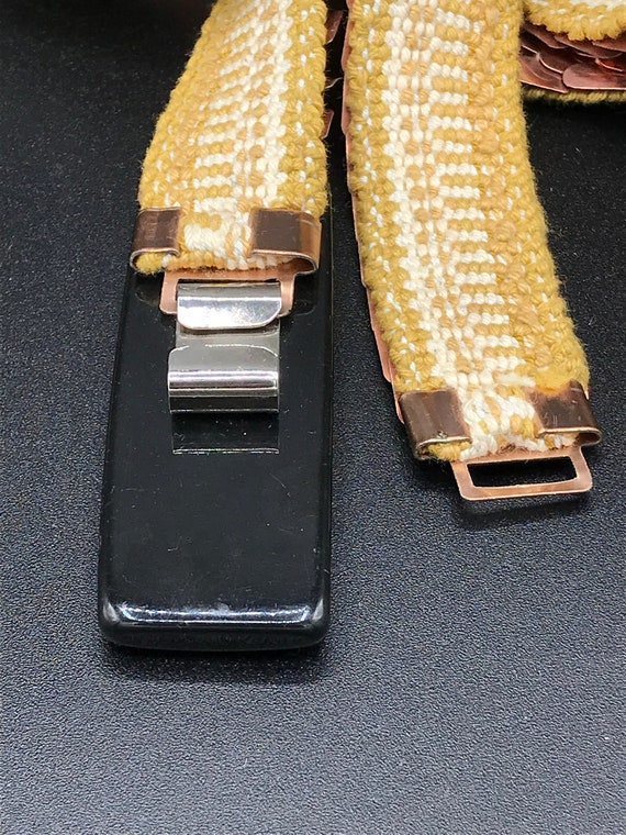 1970s DISCO Rose Gold Elastic Party Belt - This Belt is  display picture 1