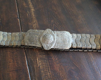 RARE forged iron belt MEDIEVAL vintage costume HANDMADE