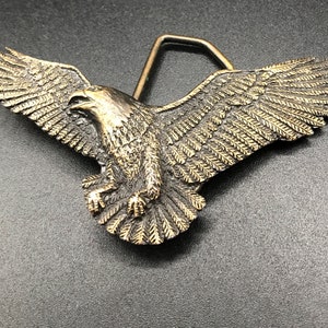 Spec-Cast, Denver, Colorado 1981 Vintage Eagle Belt Buckle - USA - America free s/h worldwide