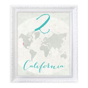 Wedding Table Seating Cards, Map and Table Number, Wedding Place Cards, Map Table Numbers, Custom Table Numbers