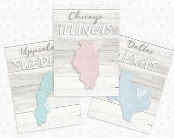 Wedding Table Seating Cards, Rustic Themed Table Cards, Country Table Numbers, Wedding Place Cards, Map Table Numbers, Custom Table Numbers