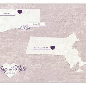 Wedding Guest Map, Guestbook Alternative, Wedding Centerpiece, Wedding Guestbook, Custom Map, World Map, Hereandthereshop