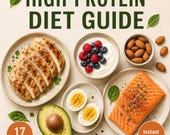 High Protein Diet Guide | Meal Plan, Macro Tracker, Gym Prep (PDF Download)