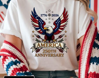USA 250 Jahre Jubiläum PNG Bündel | Patriotische 1776-2026 Retro Flaggen Designs
