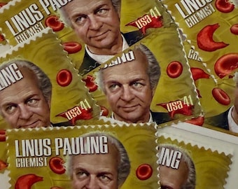 Linus Pauling – Forty-One Cent Distinguished Americans Stamp (Scott #4225) – Set of 10 – Free Shipping