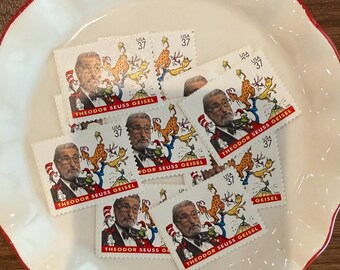 Dr. Seuss – Thirty-Seven Cent Commemorative Stamp (Scott #3835) – Set of 10 – Free Shipping