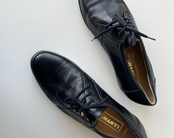 Vintage Allen Edmonds Dress Shoes Black, Men display picture 1