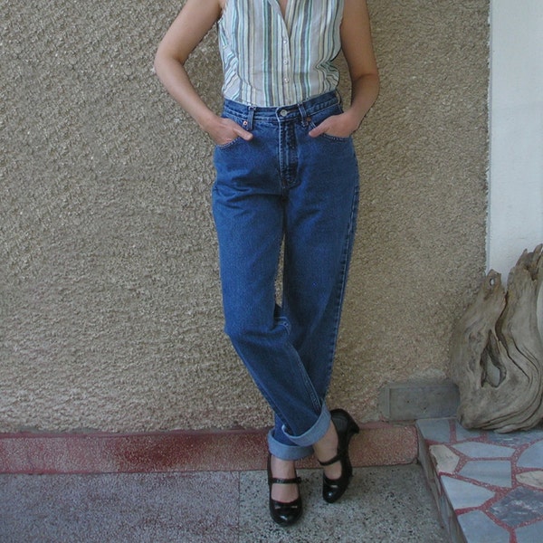 80s High Waist Jeans - Etsy