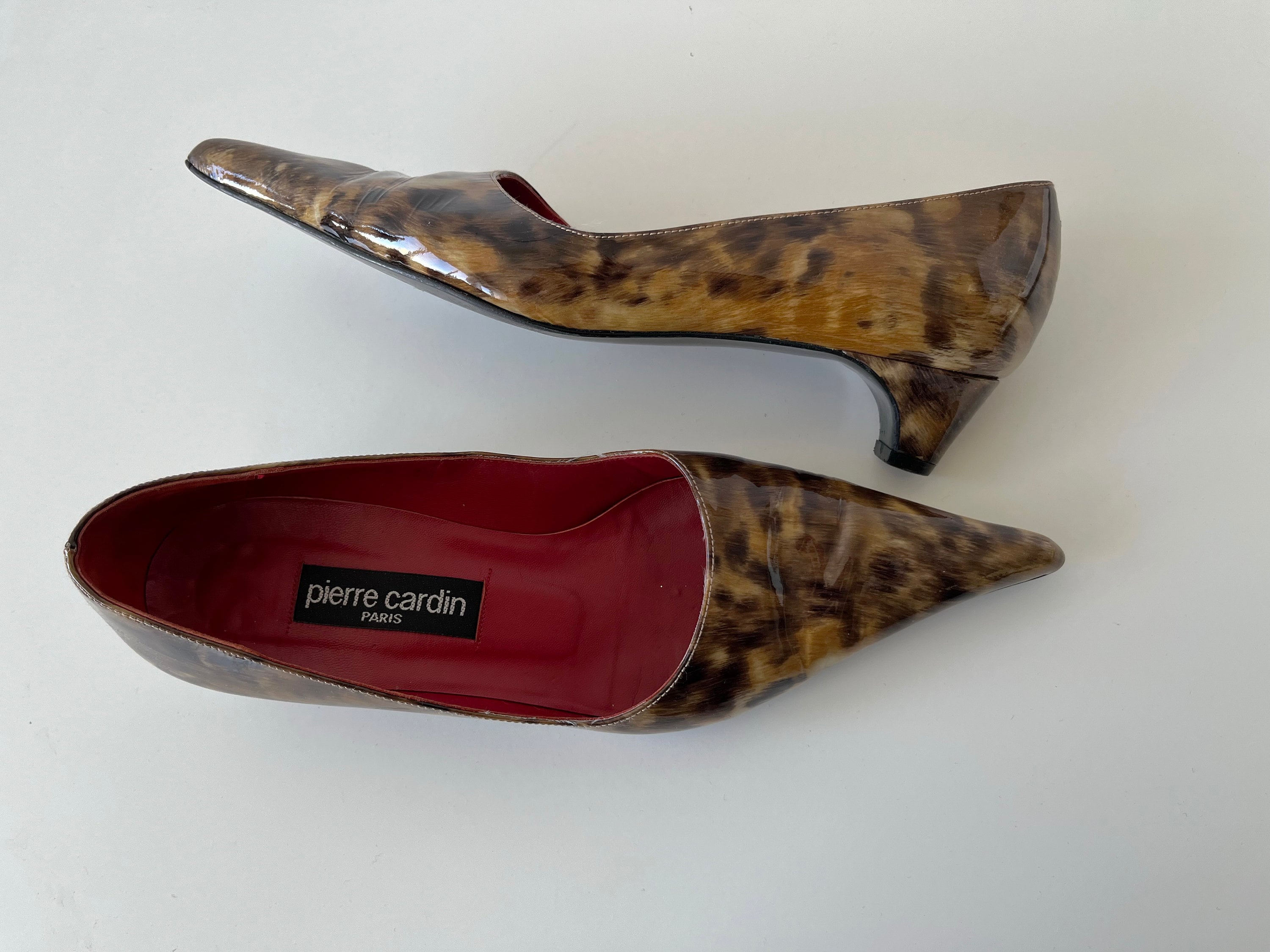 Vintage PIERRE CARDIN Leather Loafers Size 38 (eur), 7.5 (us) - Etsy