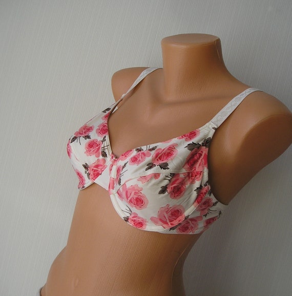 85 C eur 38 C us Vintage ROSES Bra, Size 85 C eur, 38 C us -  Canada