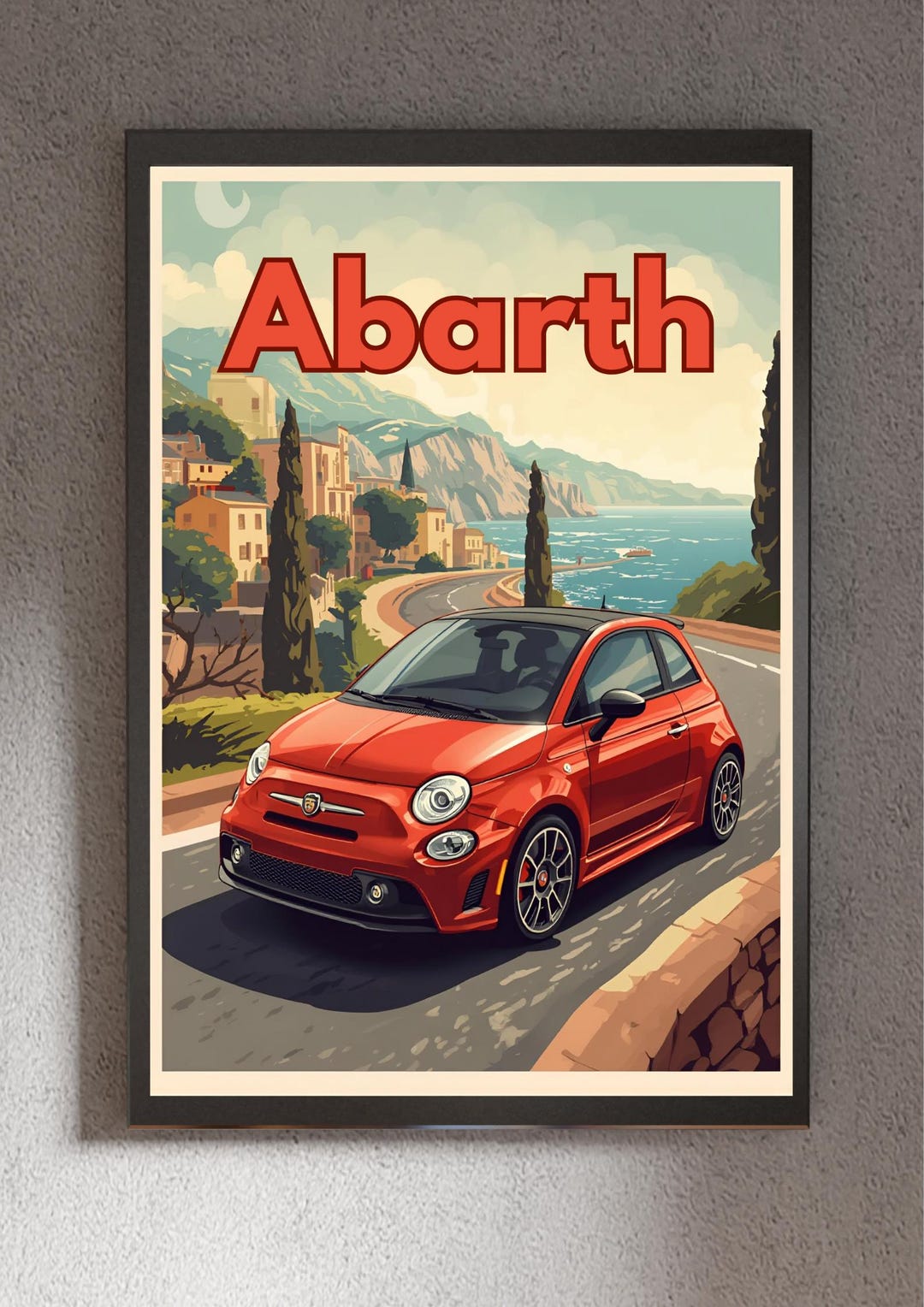 Abarth Art Poster Etsy abarth-art-poster-etsy