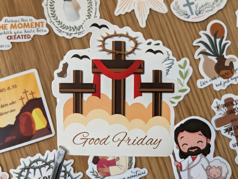 50pcs Bible Verse Stickers Set Christian Inspirational Jesus Decals for ...