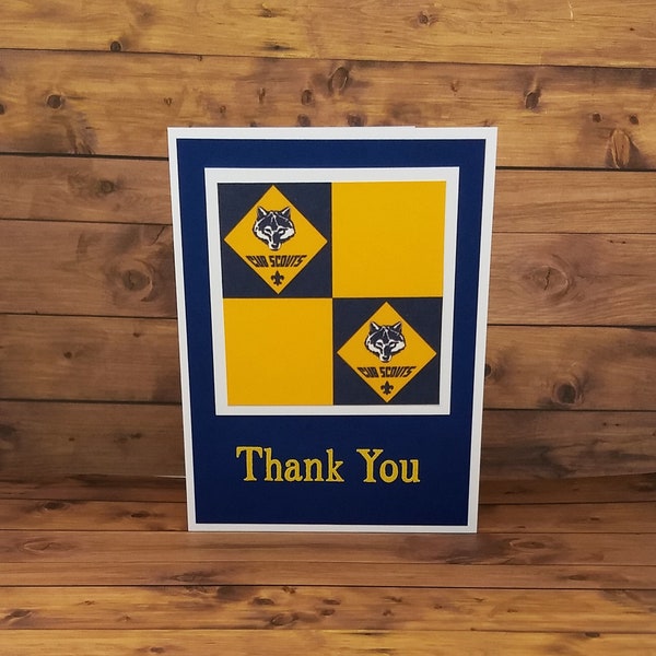 Cub Scout Thank You Card