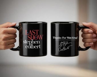 The Last Show with Stephen Colbert 2026 Mug Late Night Comedy Cup