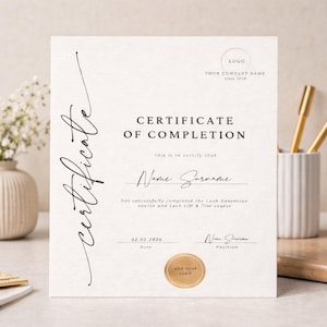 certificate of completion, certificate, certificate template, editable certificate, beauty certificate, custom certificate, training certificate, completion, printable, certificate of, canva templates, digital stamps, canva resume templates, canva timeline