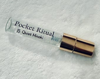 Perfume Quiet Hinoki – Aroma amaderado de ciprés japonés para la piel (3 ml o 5 ml)
