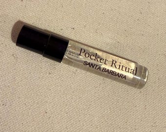 Perfume Santa Bárbara – Aroma a coco playero / Perfume costero de vainilla suave / Vaporizador de viaje de 5 ml
