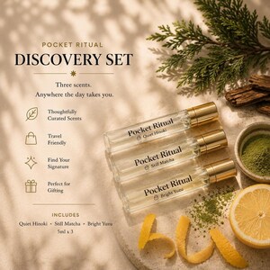 Travel Size Perfume Discovery Set, Three 3ml Or 5ml Options