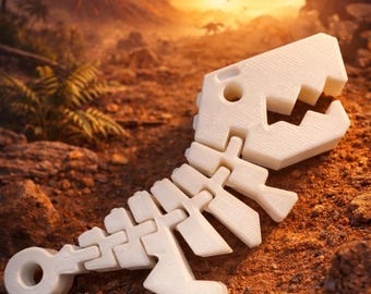 Articulated Flexi Dinosaur - 3D Printed Fidget Toy