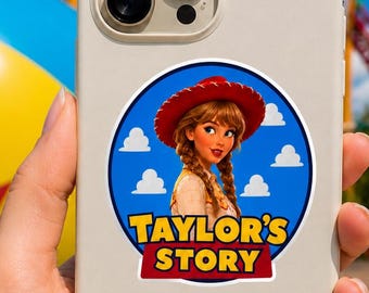 Taylor’s Story Sticker | Jessie Toy Story Inspired Decal | Swiftie Disney Parks Fan Gift