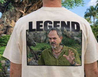 JOE RHODE LEGEND Tee | Inspired by Disney Imagineering | Theme Park Icon Shirt | Animal Kingdom Fan Shirt | Back Graphic Unisex Tee