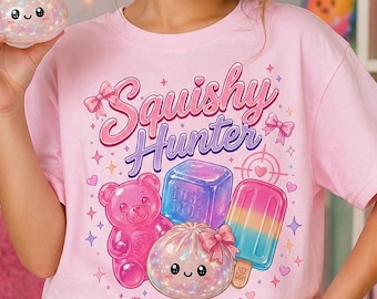 Squishy Hunter Shirt | Cute Kawaii Squishy Tee | NeeDoh Inspired Gift Tee